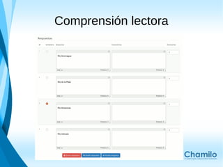 Comprensión lectora
 