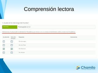 Comprensión lectora
 