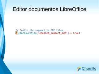Editor documentos LibreOffice
 