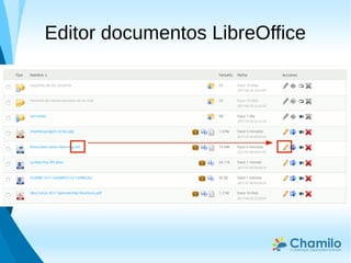 Editor documentos LibreOffice
 