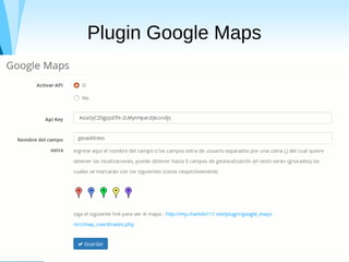 Plugin Google Maps
 