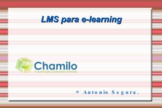 LMS para e-learning ,[object Object]
