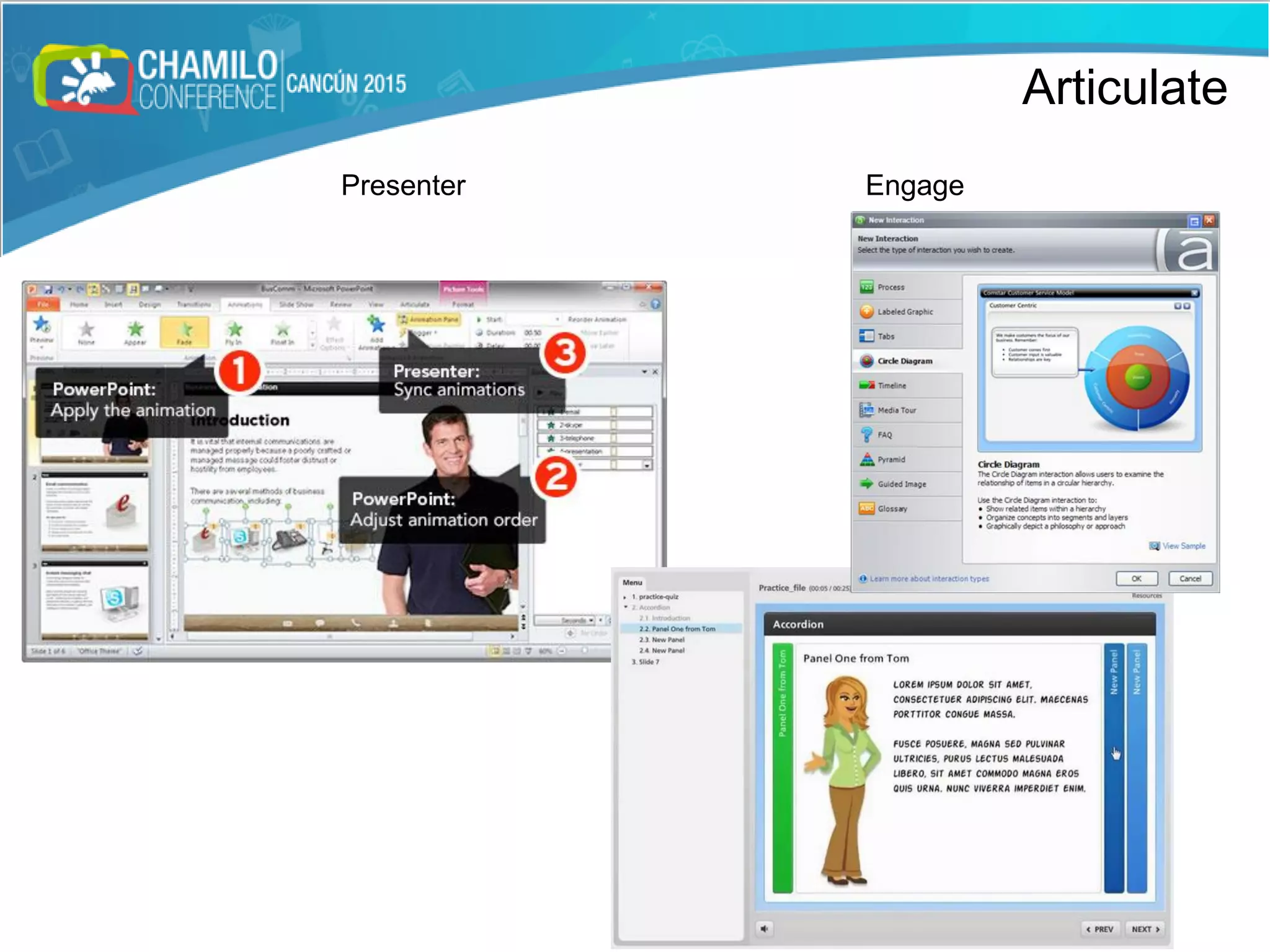 Articulate
Presenter Engage
 