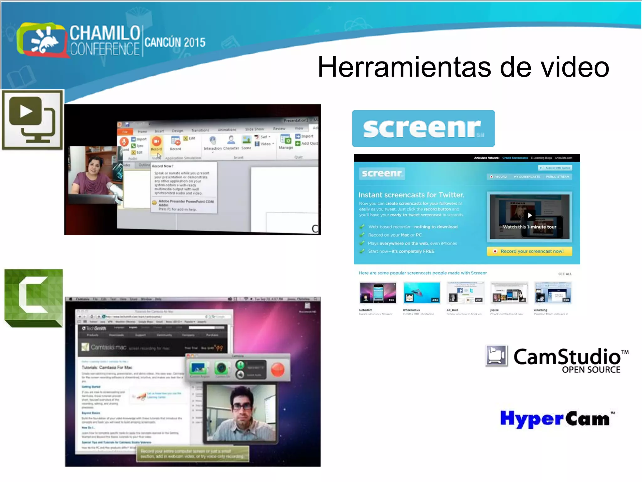 Herramientas de video
 