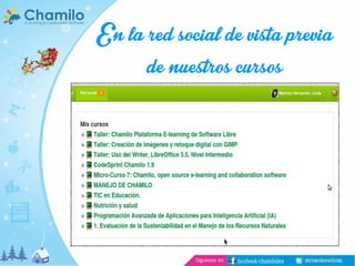 En la red social de vista previa
de nuestros cursos

 