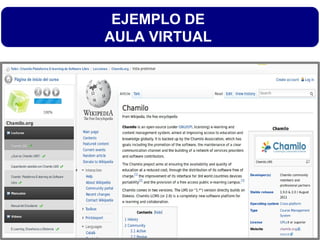 EJEMPLO DE
AULA VIRTUAL
EJEMPLO DE
AULA VIRTUAL
 