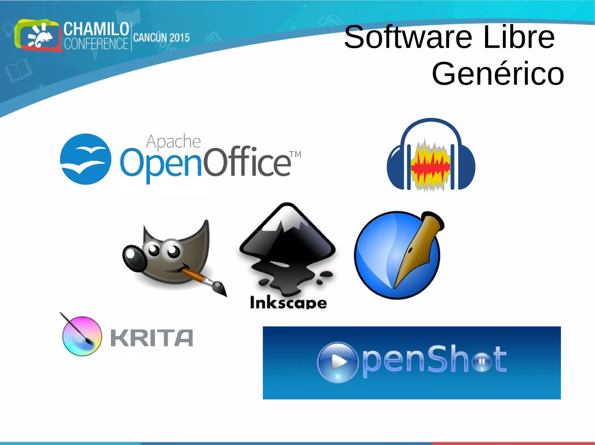 Software Libre
Genérico
 