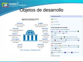 Objetos de desarrollo
 