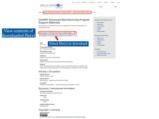 Select file(s) to download
View contents of
downloaded file(s)
 