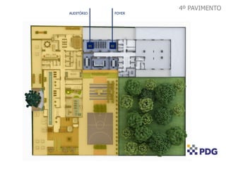 4º PAVIMENTO
AUDITÓRIO
01
FOYER
02
 
