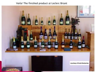 Voila! The finished product at Leclerc Briant
 