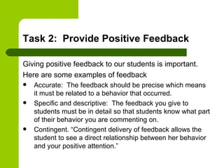 Precise Feedback Champs 7 motivation | PPT