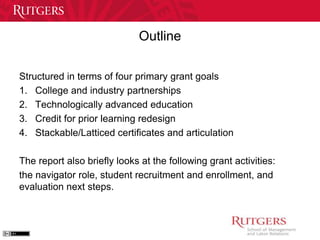 Champ Year 1 Rutgers Report Presentation