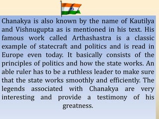 Chanakya thought | PPSX