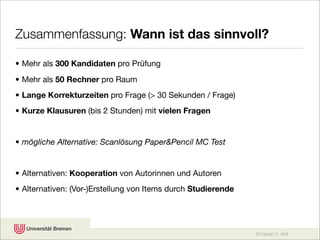 Chancen Fallstricke E Assessment