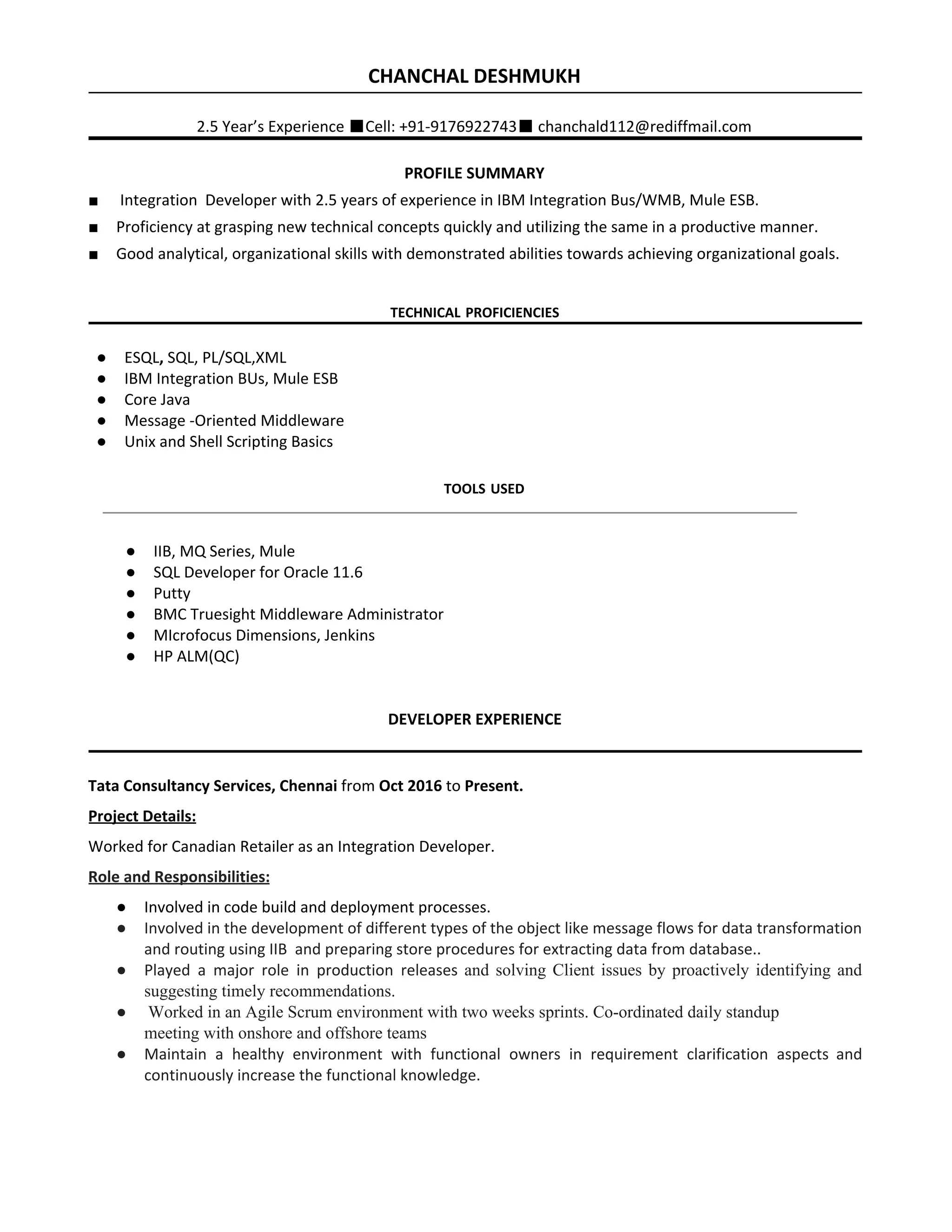 Chanchal cv | PDF