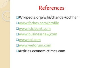 Chanda kochhar ppt Slide 33