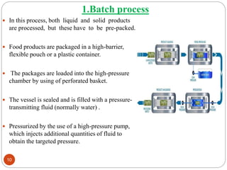 Pressure Processing High pressure processing of foods | PPTX