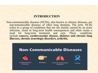 Descriptive epidemiology of Non communicable disease | PDF