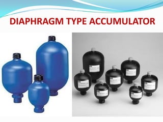 DIAPHRAGM TYPE ACCUMULATOR
 