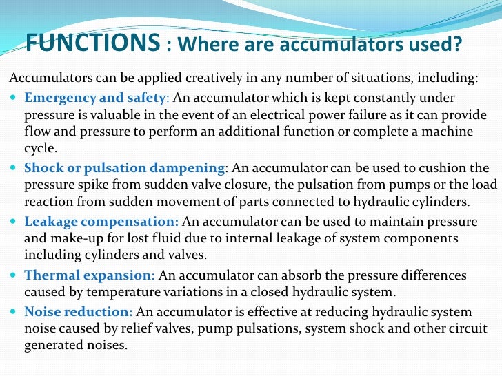 Hydraulic Accumulator hydraulic-accumulator