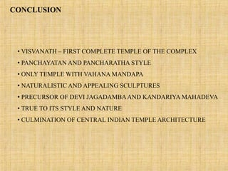 Khajuraho Temple Architecture