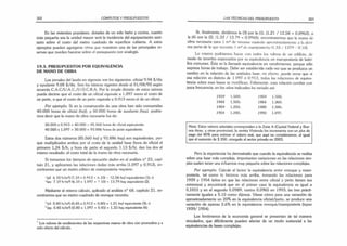 322 CÓMPUTOS Y PRESUPUESTOS
En las viviendas populares, dotadas de un solo baño y cocina, cuanto
más pequeña sea la unidad mayor será la incidencia del equipamiento sani­
tario sobre el costo del metro cuadrado de superficie cubierta. A estos
ejemplos pueden agregarse oíros que muestran una de las principales re­
servas que pueden hacerse sobre el presupuesto por analogía.
19.3. PRESUPUESTOS POR EQUIVALENCIA
DE MANO DE OBRA
Los jornales del laudo en vigencia son los siguientes: oficial 9.94 $/día
y ayudante 9,08 $/día. Son los básicos vigentes desde el 01/08/93 según
acuerda C.A.C/U.A.C./U.O.C.R.A. Por la simple división de estos valores
puede decirse que el costo de un oficial equivale a 1,097 veces el costo de
un peón, o que el costo de un peón equivale a 0,913 veces el de un oficial.
Por ejemplo: Si en la construcción de una obra han sido consumidas
40.000 horas de oficial (hof). y 50.000 horas de ayudante ('hay), podría­
mos decir que la mano de obra necesaria fue de:
50.000 x 0,913 + 40.000 = 85 560 horas de oficial equivalente:
40.000 x 1.097 + 50.000 = 93.886 horas de peón equivalente.
Estos dos números (85.560 hof y 93.886 hay) son equivalentes, por­
que multiplicados ambos por el costo de la unidad base (hora de oficial el
primero 1,24 $/h, y hora de peón el segundo 1,13 $/h), dan los dos el
mismo resultado: el costo total de la mano de obra necesaria.
Si tomamos los tiempos de ejecución dados en el análisis n° 23, capí­
tulo 21, y aplicamos las relaciones dadas más arriba (1.097 y 0,913), en­
contramos que un metro cúbico de mampostería requiere:
:(of 6 10 h/m 3
) (7,10 y 0.913 6.10) - 12.58 hof equivalentes (1): ó
l (av 7.10 h/m 3
) (6.10 x 1.097 -
*
■ 10) = 13.79 hay equivalents (2).
Mediante el mismo cálculo, aplicado al análisis n° 68. capítulo 21, en­
contramos que un metro cuadrado de revoque necesita:
1(of. 0.80 h/m 2) (0.45 x 0,913 + 0.80) = 1.21 hof equivalente (3): ó
1(ay. 0,45 h/m 2
) (0.80 x 1.097 + 0.45) = 1,33 hay equivalente (4):
1Los valores de rendimientos de las respectivas manos de obra son promedios y a
solo efecto del cálculo.
LAS TÉCNICAS DEL PRESUPUESTO 323
Si. finalmente, dividimos la (3) por la (1). (1,21 / 12.58 = 0.0962). o
la (4) por la (2). (1.33 / 13.79 = 0.0965). encontraremos que la mano de
obra necesaria para 1 m2de revoaue equivale aproximadamente a la déci­
ma parte de la que necesita J m3de mampostería (1.33 / 1379 ~0.10).
Lo mismo podríamos hacei con todos los rubros de un edificio, de
modo de tenerlos expresados por su equivalencia en mampostería de ladri­
llos comunes. Esta es la llamada equivalencia en rendimiento, porque sólo
expresa horas de trabajo. Debe ser establecida cada ve? que se produzca un
cambio en la relación de las unidades base: en efecto, puede verse que si
esa relación es distinta de 1 097 ó 0.913, todas las relaciones de equiva­
lencia sobre esas bases se modifican. Felizmente, esta relación cambia con
poca frecuencia; en los años indicados ha variado así:
1939 1.500: 1959 1.330;
1944 1,500: 1964 1.360;
1949 1.250; 1980 1.386;
1954 1,240; 1993 1.097.
Nota: Estos valores salariales corresponden a la Zona A (Capital Federal y Bue­
nos Aires, y otras provincias); la revista Vivienda los incrementa con un plus de
pago del 80% para estimar el salario real, que aquí no consideramos, al igual
que el aumento de $ 200. otorgado al sector privado en 2003.
Pero la experiencia ha demostrado que cuando la equivalencia se realiza
sobre una base más compleja, importantes variaciones en las relaciones sim­
ples suelen tener una influencia muy pequeña sobre las relaciones complejas.
Por ejemplo: Calcule el lector la equivalencia entre revoque y mam­
postería, tal como lo hicimos más arriba, tomando las relaciones para
1939 y 1954 (años en que las relaciones entre oficial y peón tienen sus
extremos) y encontrará que en el primer caso la equivalencia es igual a
0,1015 y en el segundo 0,0989, contra 0,0965 en 1993; las tres prácti­
camente iguales a 0,10 como dijimos. Véase cómo para una variación de
aproximadamente un 20% en la equivalencia oficial/peón, se produce una
variación de apenas 2,6% en la equivalencia revoque/mampostería (lapso
1939/ 1954).
Los fenómenos de la economía general se presentan de tal manera
vinculados, que difícilmente pueden afectar de un modo sustancial a las
equivalencias de bases complejas.
 