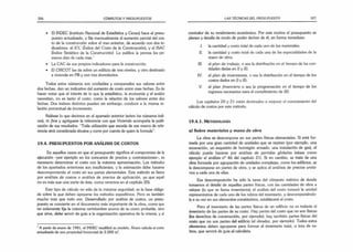326 CÓMPUTOS Y PRESUPUESTOS
• El INDEC (Instituto Nacional de Estadística y Censo) hace el presu­
puesto actualizado, y fiia mensualmente el aumento parcial del cos­
to de la construcción sobre el mes anterior, de acuerdo con dos in­
dicadores: el ICC.' (índice del Costo de la Construcción), y el ISAC
(Indice Sintético de la Construcción) Lo publica la prensa los pri­
meros días de cada mes.1
• La CAC da sus propios indicadores para la construcción.
• El CIRCOT las da sobre un edificio de tres niveles, y otro destinado
a vivienda en PB y con tres dormitorios.
Todos estos números son confiables y comparados sus valores entre
dos fechas, dan un indicativo del aumento de costo entre esas fechas. Es de
hacer notar que el interés de lo que la estadística, la economía y el avalúo
necesitan, no es tanto el costo, como la relación de los valores entre dos
fechas. Dos índices distintos pueden sin embargo, conducir a la misma re­
lación porcentual de incremento.
Reléase lo que decimos en el apartado anterior (sobre los números índi­
ces), in fine y agréguese la referencia con que Vivienda acompaña la publi­
cación de sus resultados: “Toda utilización que exceda de ese marco de refe­
rencia será considerada abusiva y corre por cuenta de quien la formule”.
19.4. PRESUPUESTOS POR ANÁLISIS DE COSTOS
En aquellos casos en que el presupuesto significa el compromiso de la
ejecución -por ejemplo en los concursos de precios y contrataciones-, es
necesario determinar el costo con la máxima aproximación. Los métodos
de los apartados anteriores son insuficientes, y la estimación debe hacerse
descomponiendo el costo en sus partes elementales. Este método se llama
por análisis de costos o análisis de precios de aplicación, ya que aquél
no es más que una parte de éste, como veremos en el capítulo 20).
Este tipo de cálculo no sólo da la máxima seguridad; es la base obliga­
da sobre la que deben apoyarse los métodos expeditivos. Pero es también
mucho más que todo eso. Desarrollado por análisis de costos, un presu­
puesto se convierte en el documento más importante de la obra, como que
no solamente fija la máxima certidumbre acerca de su costo probable, sino
que sirve, debe servir de guía a la organización operativa de la misma, y al
1A partir de enero de 1981, el INDEC modificó su modelo. Ahora calcula el costo
actualizado de una propiedad horizontal de 2.000 m
"*.
LAS TÉCNICAS DEL PRESUPUESTO 327
contralor de su rendimiento económico. Por este motivo el presupuesto se
planea y detalla de modo de poder derivar de él, en forma inmediata:
I. la cantidad y costo total de cada uno de los materiales;
II. la cantidad y costo total de cada una de las especialidades de la
mano de obra;
III. el plan de trabajo, o sea la distribución en el tiempo de las can­
tidades dadas en I) y II):
IV. el plan de inversiones, o sea la distribución en el tiempo de los
costos dados en I) y II);
V. el plan financiero o sea la programación en el tiempo de los
ingresos necesarios oara el cumplimiento de III).
Los capítulos 20 y 21 están destinados a mejorar el conocimiento del
cálculo de costos por este método.
19.4.1. Metodología
a) Sobre m ateriales y mano de obra
La obra se descompone en sus partes físicas elementales. Si está for­
mada por una gran cantidad de unidades que se repiten (por ejemplo, una
excavación, un esqueleto de hormigón armado, una instalación de gas), el
cálculo puede hacerse por análisis de partidas globales (véase como
ejemplo el análisis n° 46 del capítulo 21). Si en cambio, se trata de una
obra formada por agrupación de unidades complejas, como los edificios, se
la descompone en partes de obra, y se aplica el análisis de precios unita­
rios a cada una de ellas.
Esa descomposición ha sido la tarea del cómputo métrico de donde
tomamos el detalle de aquellas partes físicas, con las cantidades de obra a
valorar (lo que se llama inventario); el análisis del costo tomará la unidad
representativa de cada uno de los rubros del inventario, y descomponiéndo­
la a su vez en sus elementos constitutivos, establecerá el costo.
Pero el inventario de las partes físicas de un edificio no es todavía el
inventario de las partes de su costo. Hay partes del costo que no son físicas
(los derechos de construcción, por ejemplo); hay también partes físicas del
costo que no son partes del edificio (el obrador, por ejemplo). Todos estos
elementos deben agruparse para formar el inventario total, o lista de ru­
bros, que servirá de guía al calculista.
 
