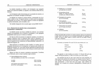 120 CÓMPUTOS Y PRESUPUESTOS
La primera expresión se refiere a los hormigones cuyo agregado
grueso es el cascote de ladrillos. La segunda, a los morteros mixtos de cal y
cemento.
Los hormigones suelen denominarse por su contenido de cemento, en
kilogramos, por ejemplo: hormigón de 350 kg/m3.
Los ligantes van siempre en primer término, comenzando con el ce­
mento, cuando lo hay. El segundo término se reserva para los agregados,
comenzando con la arena; en los últimos lugares se colocan los agregados
no pétreos (vermiculita, polvo de ladrillos, etc.).
Ver también designación de las mezcla según normas IRAM 1513 P.
6 .4 .1 . P r o d u c t o s d e a d ic ió n p a r a el m e jo r a m ie n t o
DE MORTEROS Y HORMIGONES
La industria provee una buena cantidad de productos, que permiten
mejorar las propiedades de los morteros y hormigones, y aun agregarles
propiedades nuevas que por sí mismos no tendrían.
Se trata con ellos de aumentar la resistencia mecánica a los esfuerzos
estáticos, dinámicos como la resistencia física contra la intemperie, a la
abrasión; resistencia contra el efecto de aguas o agentes químicos agresivos
como el aumento de las condiciones de impermeabilidad, aceleración o el
retardo del fraguado, etc.
Estos productos se expenden en polvo, líquidos o en pastas, para ser
agregados directamente en la hormigonera, en pastones para mezclar con
el agua de amasado, etc. El uso debehacerse siguiendo las indicaciones del
fabricante, y destinandocada producto nada más que al servicio para el que
ha sido fabricado.
Damos los datos de consumo orientativos aproximados. Consúltese
con el fabricante, para su mayor exactitud, según producto.
a) Impermeabilizantes (para morteros)
para capa aisladora, por cada m2 de 1 cm de espesor:
en polvo 0,07 a 0,10 kg
en pasta 0,25 a 0,35 kg
para azotado impermeable de muros,
por m2 de 1 cm de espesor 0,20 a 0,25 kg
MORTEROS Y HORMIGONES 121
b) Plastificantes para hormigón
por cada bolsa de cemento Vz kg
c) Incorporadores de aire
líquido, por c/bolsa de cemento 20 cm3
en polvo, por c/bolsa de cemento 0,25 kg
d) Retardadores de superficie
por m2 de encofrado 0,15 kg
e) Anticongelantes
por cada bolsa de cemento 0,50 kg
(este consumo depende del grado de frío)
f) Endurecedores de superficie
por m2 de piso, dos manos 0,05 kg
g) Selladores
por m2 de superficie 0,15 kg
Nota: Su empleo debe ser hecho con carácter restrictivo, dado que “las adiciones
suelen dotar a las mezclas de una propiedad determinada en detrimento de
otras”, por ello se deben realizar en estricto control de sus dosajes. (Fuente:
Dr. Ing. A. Hummel.)
El consumo, por ejemplo: Por cada 10 m2 de capa aisladora de 1 cm:
Cemento 50 kg
Arena gruesa 150 kg
Agua 251
Hidrófugo 2,5 kg
Por ejemplo: un piso tendido con mortero 1:3, llevaría 36 kg de pig­
mento, 474kg de cemento y1,092m'1de arena, por metro cúbico.
Losmorteros de yeso se usan como pasta dura para enlucidos, en
cuyo caso la fina película de terminación no requiere más de 3 kg/nru o
a la “cal fina”, con mortero de cal (1 cal aérea : 2 V
2 arena fina), prepa­
rado previamente, y como base dura para pegar -telas vinílicas por
ejemplo- se lo mezcla con cemento, obteniéndose el llamado yeso re­
forzado.
 