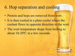 beer processing and health benefits. | PPTX