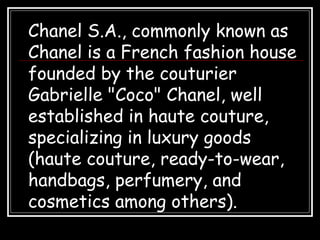 coco chanel founded