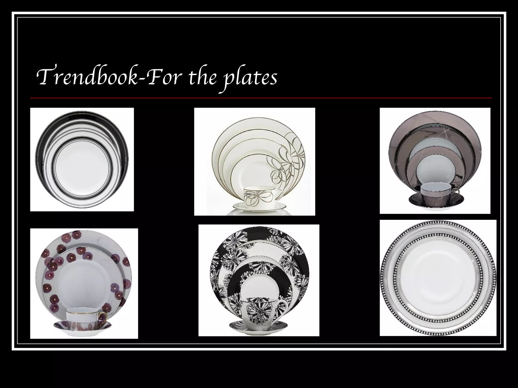 Trendbook-For the plates 