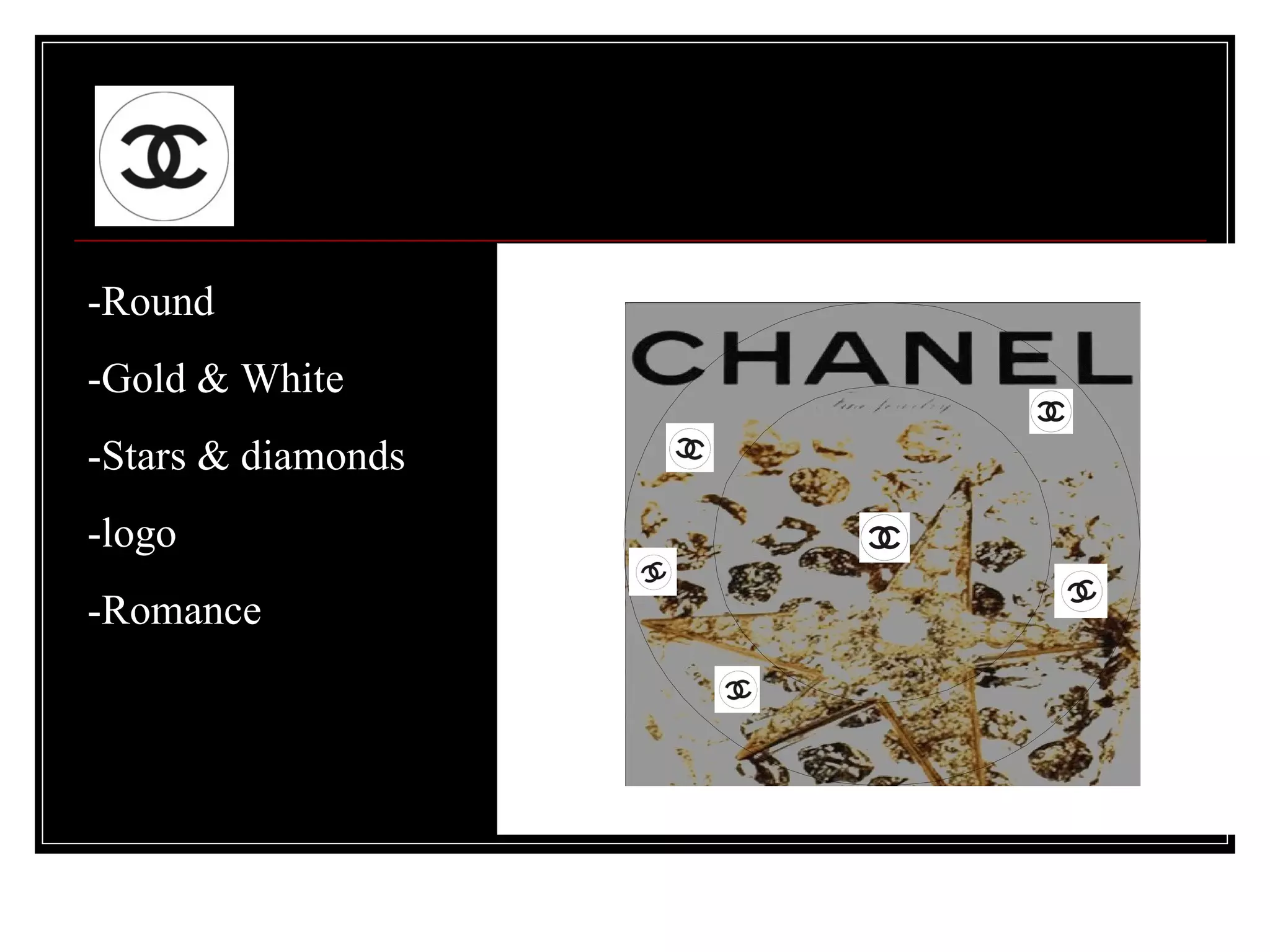 Enchanté -Round -Gold & White -Stars & diamonds -logo -Romance 