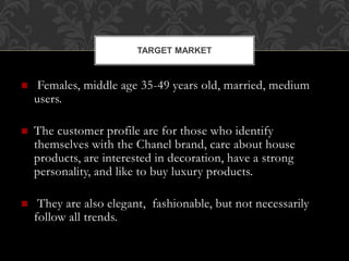 Target Markets of Dior and Chanel