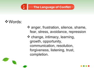 Change culture and context of organizational conflicts | PPT