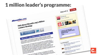 1 million leader‘s programme:
 