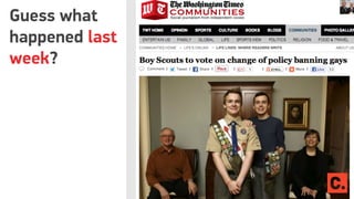 Guess what
happened last
week?
 