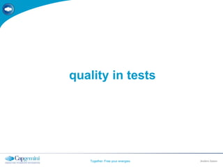 quality in tests<br />