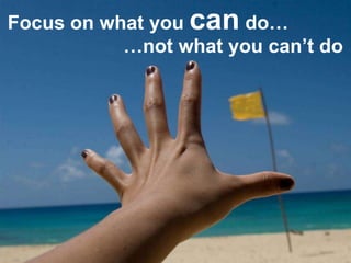 All you need to do is to startthinking...