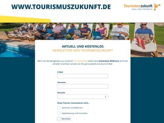 40
WWW.TOURISMUSZUKUNFT.DE
 
