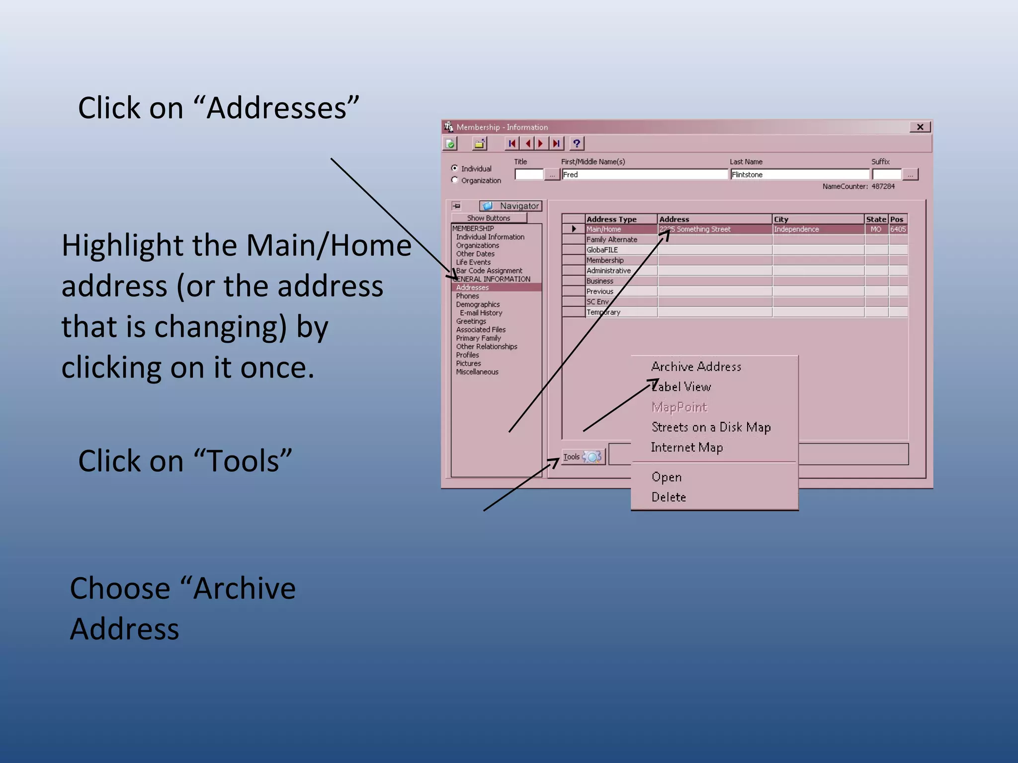 Tutorial - Change of Address | PPT