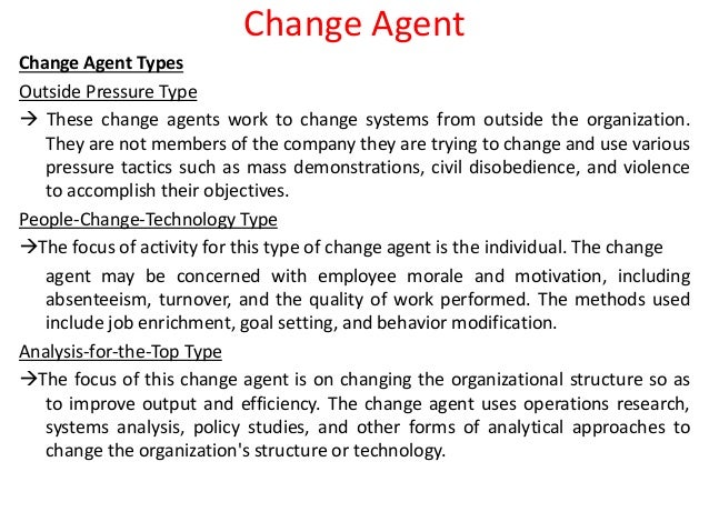 type of change