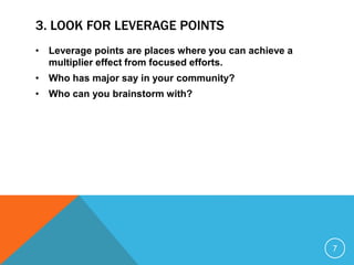 Change Agent 101: How to Make a Change in Your Community | PPT