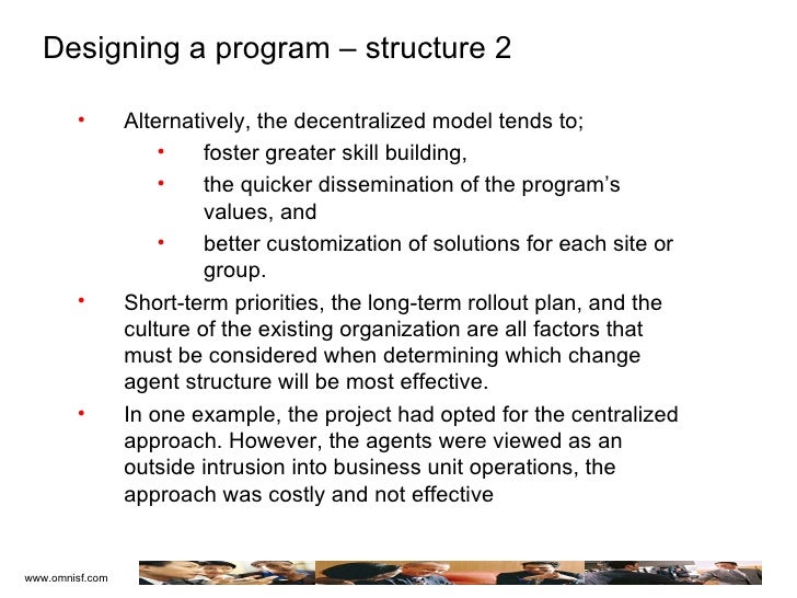 what are the different types of change agents