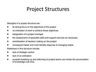 Project Structures
 