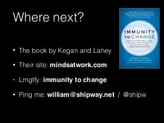 Lightning talk on change immunity at Sydney DevOps Slide 8