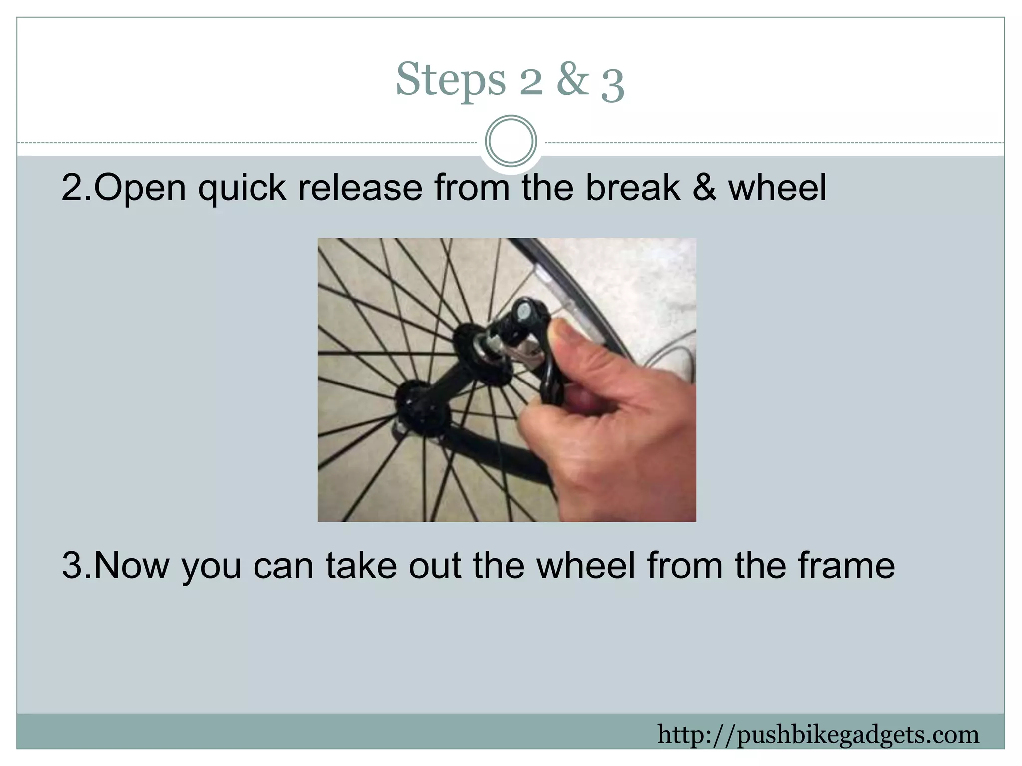 Change bike tire presentation | PPTX
