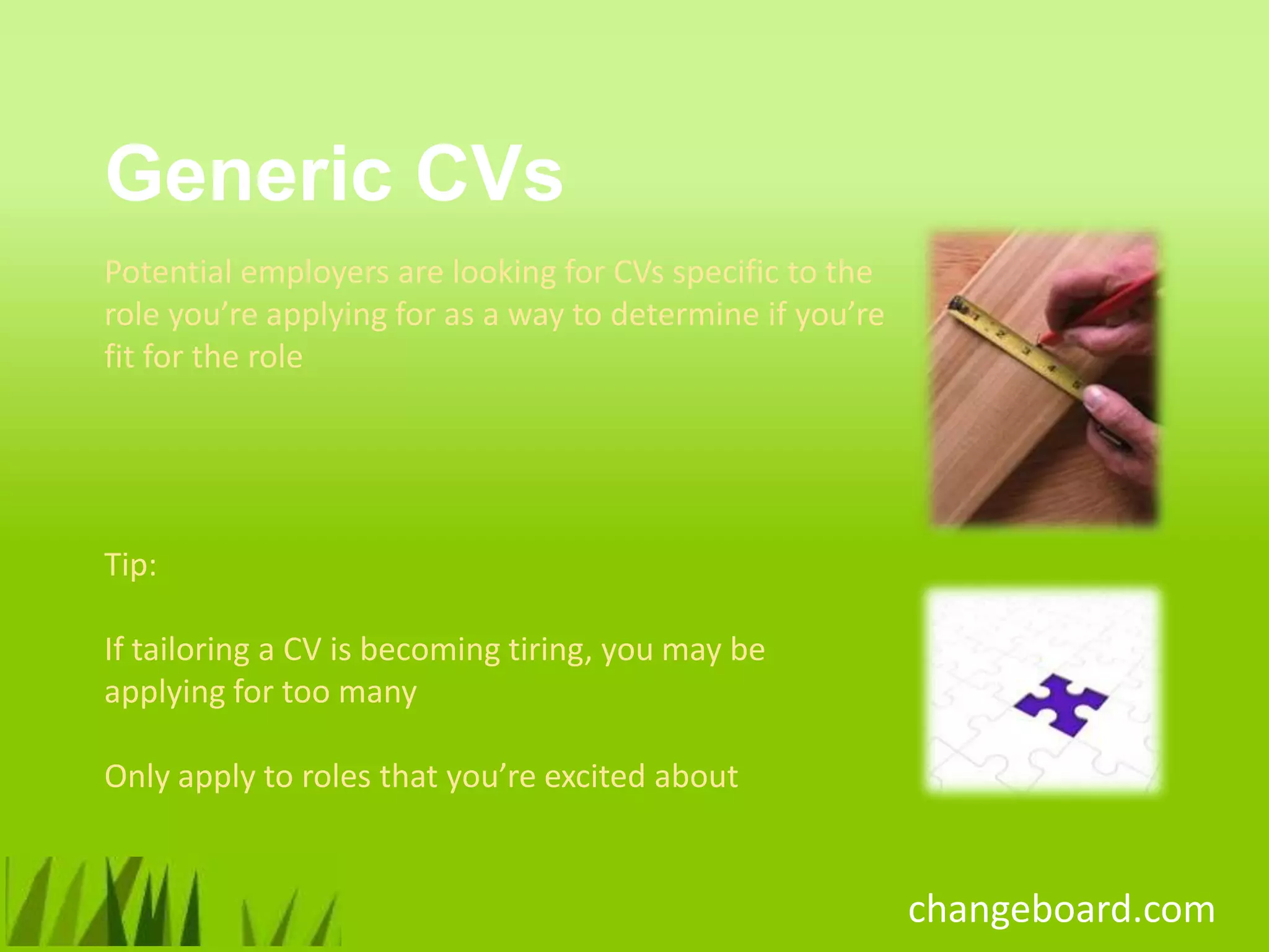 Common cv errors pptx resume writing and advice job search