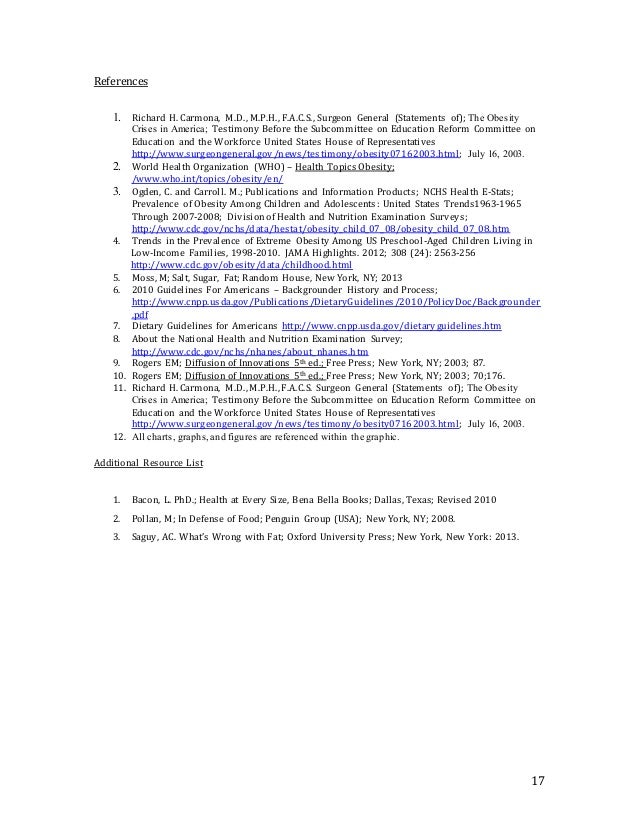 Term paper about obesity