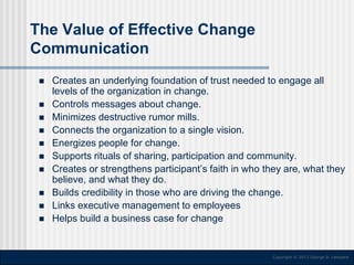 Change communication strategy | PPTX